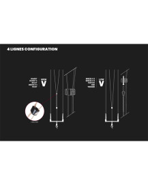 Aile complète F.ONE - Trigger V2 By Brainchild + Linx barre S99