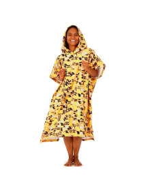 Poncho AFTER ESSENTIALS - Stamps - Tangerine