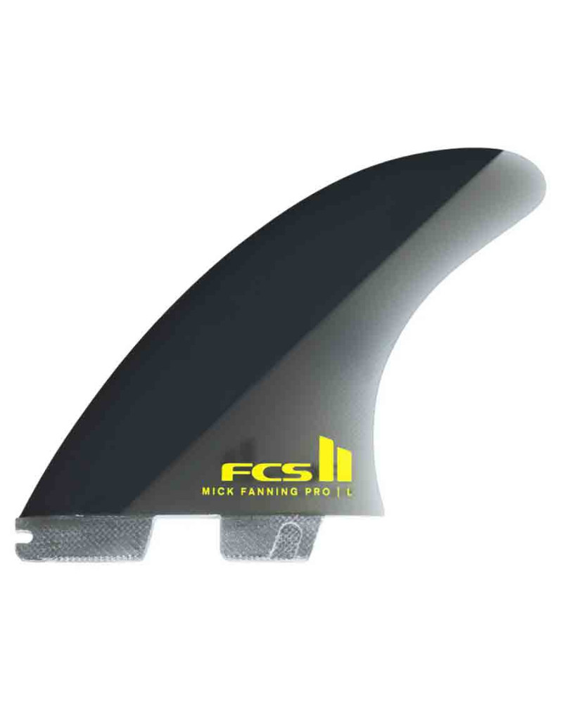 FCS - Ailerons de surf Mick Fanning  PG - Black/Acid