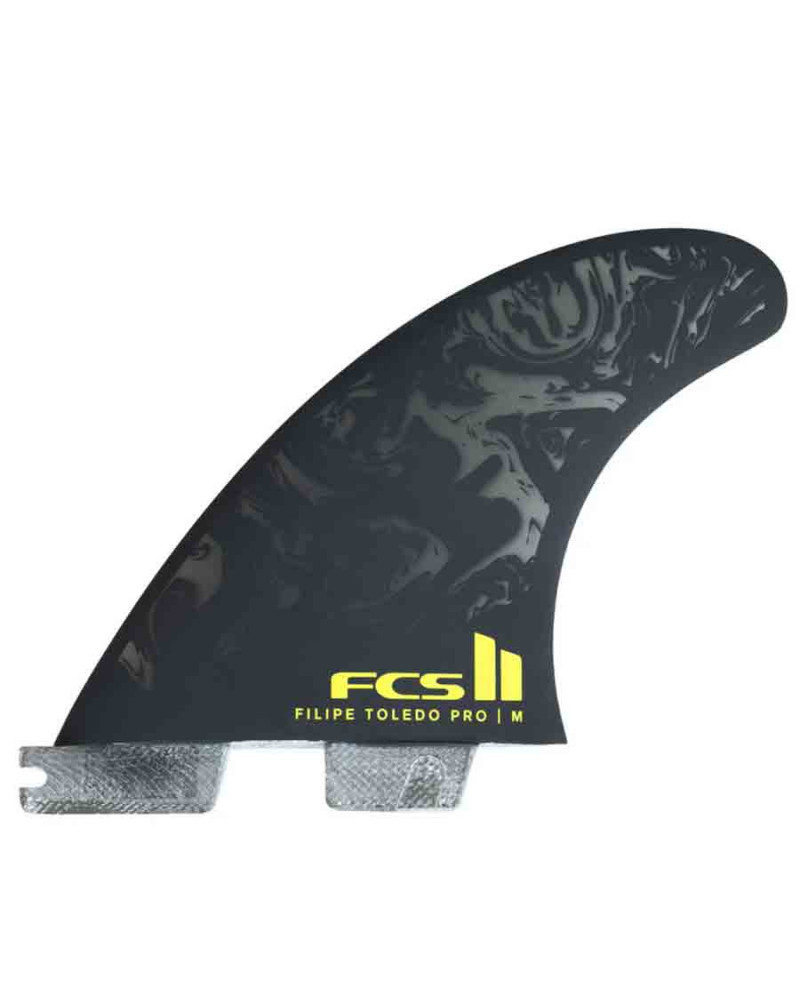 FCS - Ailerons de surf Filipe Toledo PG - Black/Acid