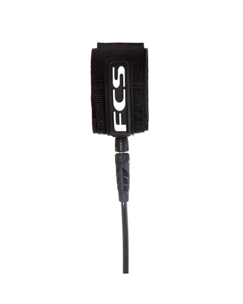 FCS - Leash de surf 7' All Round Classic Leash - Black