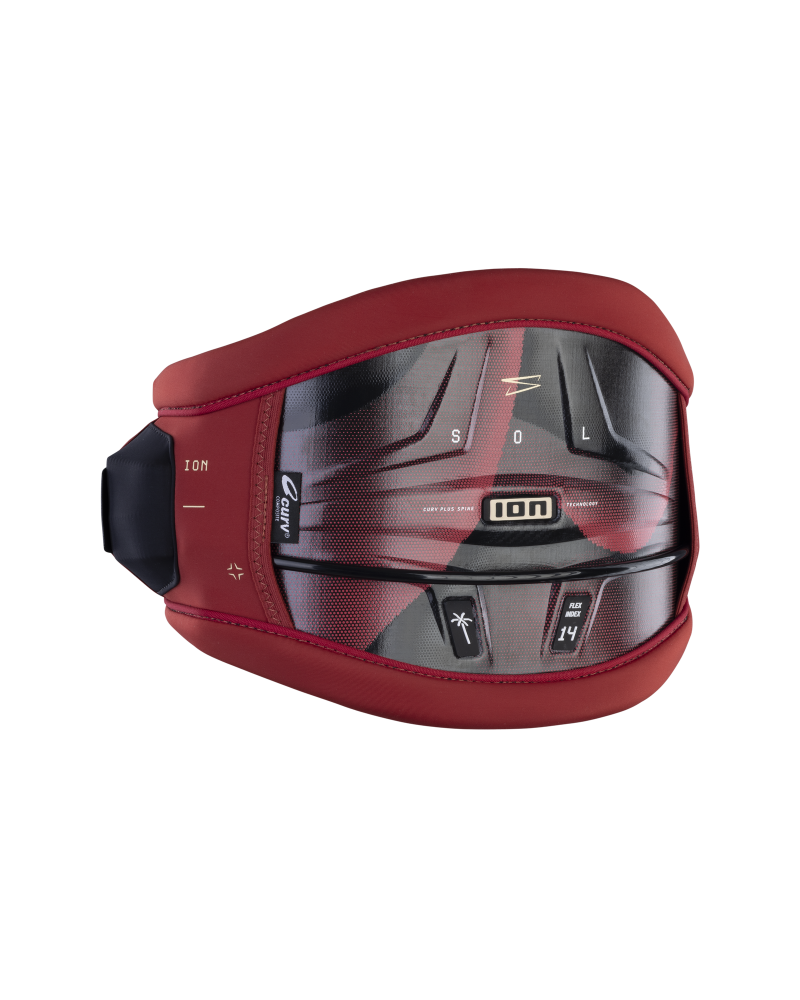 Harnais Kitesurf ION - Sol Curv - Scarlet Red