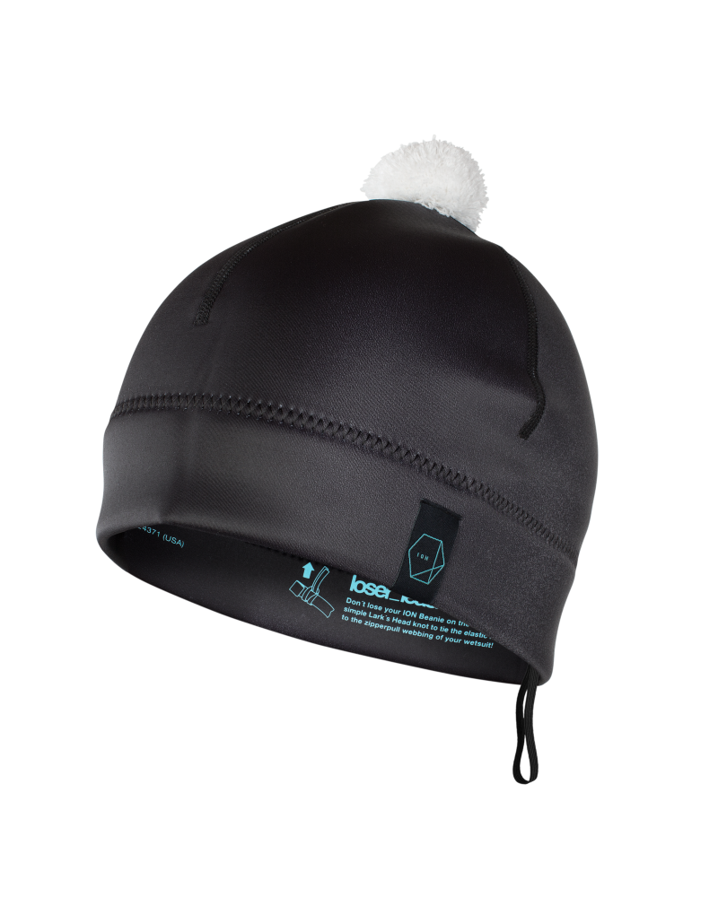 Bonnet néoprène ION - Water Beanie Bommel- Black