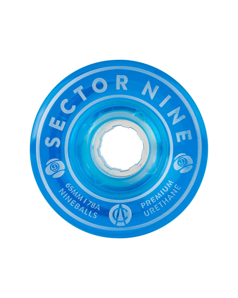 Roues de skate SECTOR 9 - 65mm 78a Centerset 9balls  (BLUE)