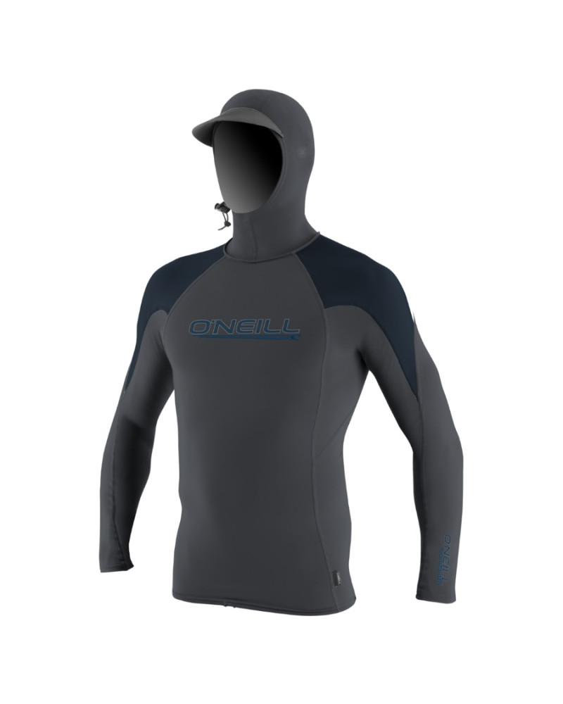 Top O'NEILL Premium Rash Guard Hood LS