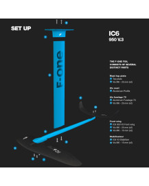 Foil F-ONE - Pack Alu Ic6 950 V3 + Mat Pack Alu