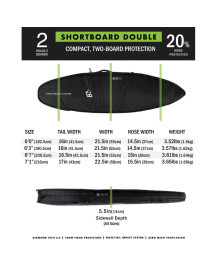 Housse de surf CREATURES OF LEISURE - Shortboard Double