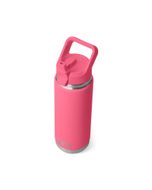 Gourde YETI - Rambler 26 Bouchon paille - Tropical Pink