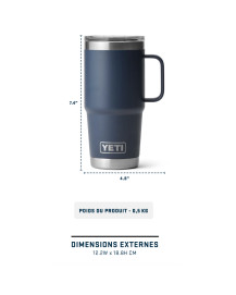 Mug YETI - Rambler 20 Oz Travel Mug - King Crab