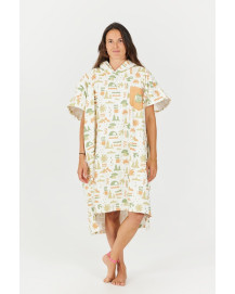 Poncho AFTER ESSENTIALS Outdoor Series Cream