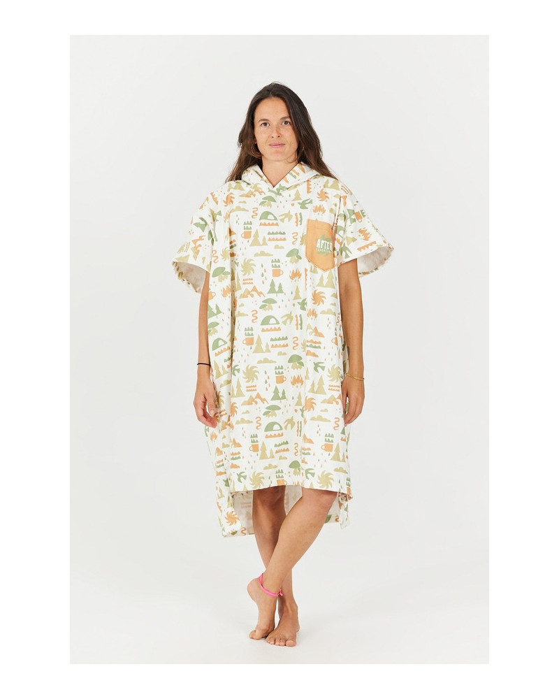 Poncho AFTER ESSENTIALS Outdoor Series Cream