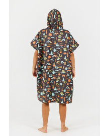 Poncho AFTER ESSENTIALS Outdoor Series Black