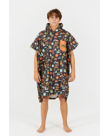 Poncho AFTER ESSENTIALS Outdoor Series Black