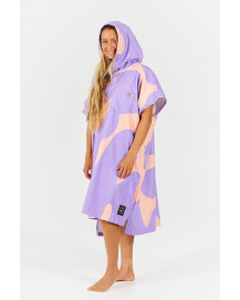 Poncho AFTER ESSENTIALS Splash Pink Blue