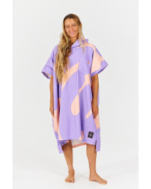 Poncho AFTER ESSENTIALS Splash Pink Blue