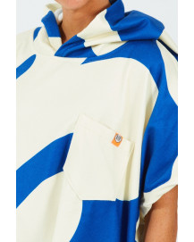 Poncho AFTER ESSENTIALS Splash Blue