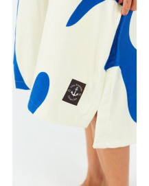 Poncho AFTER ESSENTIALS Splash Blue