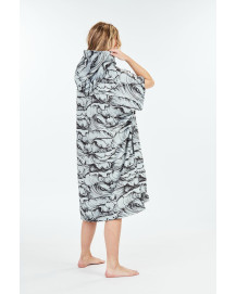 Poncho AFTER ESSENTIALS Ocean Dark Grey