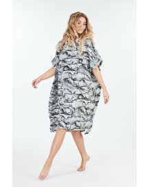 Poncho AFTER ESSENTIALS Ocean Dark Grey