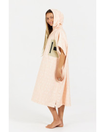 Poncho AFTER ESSENTIALS Tech Pocket - Tears of pink